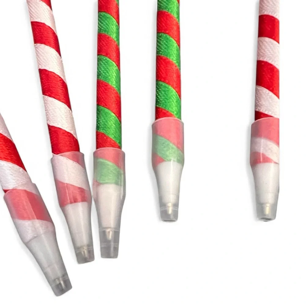 Festive Holiday Party Favor Pens - Red and Green - Picture 3 of 3